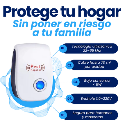 Repelente Ultrasonico Para Plagas