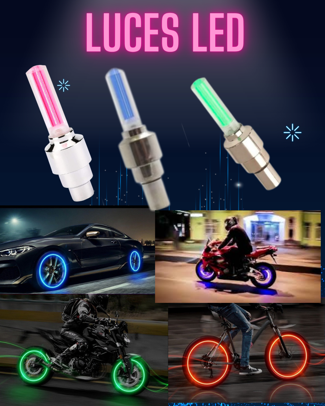 Luces LED para Ruedas