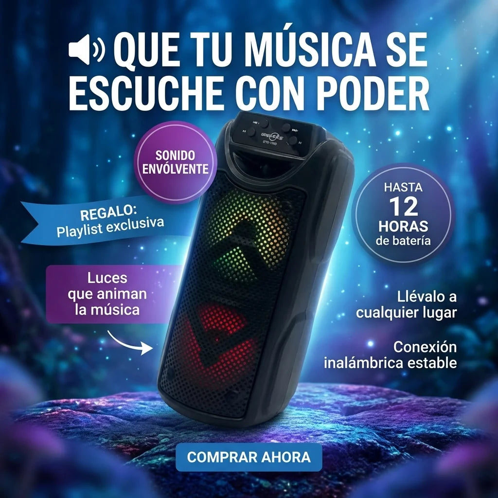 1 parlante Bluetooth