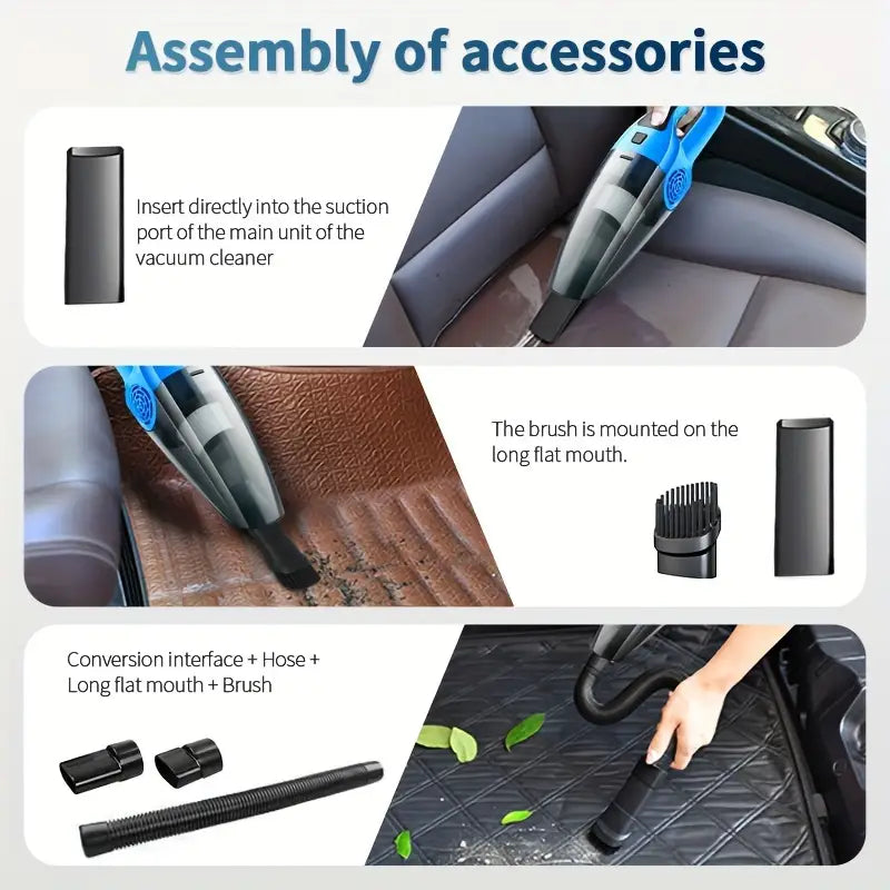 Aspiradora de vehículo portátil